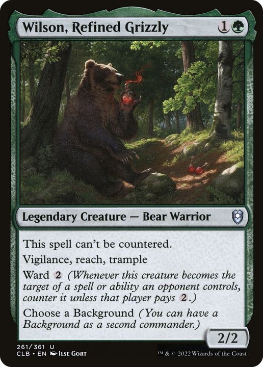 Wilson, Refined Grizzly in the group Magic the Gathering / Types / Creatures / Warrior at Proxyprinters.com (81988)