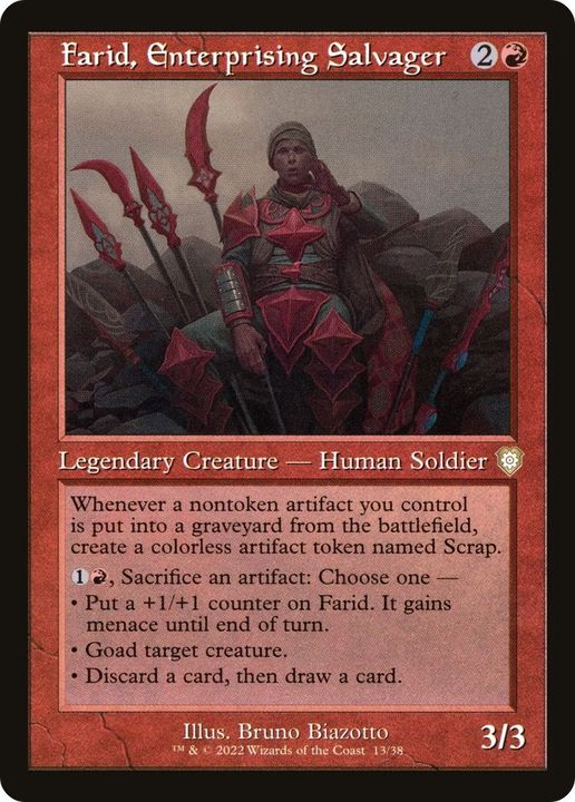 Farid, Enterprising Salvager in the group Magic the Gathering / Types / Creatures / Human at Proxyprinters.com (82)