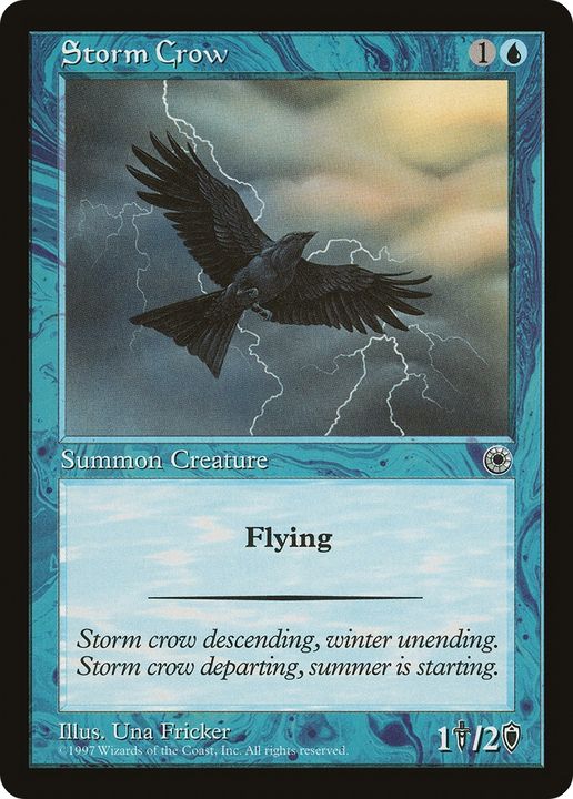 Storm Crow in the group Magic the Gathering / Types / Colors / Blue at Proxyprinters.com (82002)