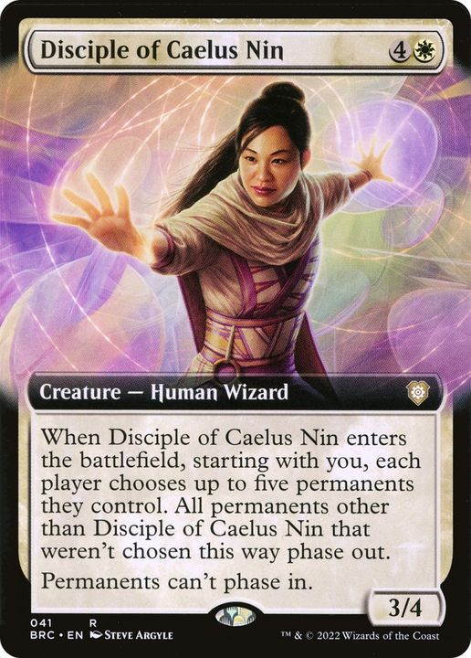 Disciple of Caelus Nin in the group Magic the Gathering / Sets / The Brothers' War Commander at Proxyprinters.com (82031)