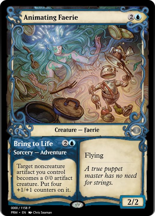 Animating Faerie // Bring to Life in the group Magic the Gathering / Types / Colors / Blue at Proxyprinters.com (82097)