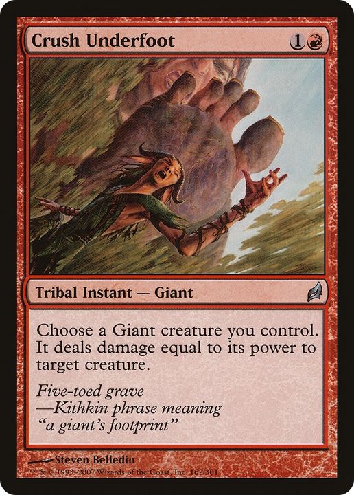 Crush Underfoot in the group Magic the Gathering / Types / Colors / Red at Proxyprinters.com (82100)