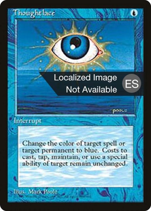 Thoughtlace in the group Magic the Gathering / Sets / Fourth Edition Foreign Black Border at Proxyprinters.com (82108)