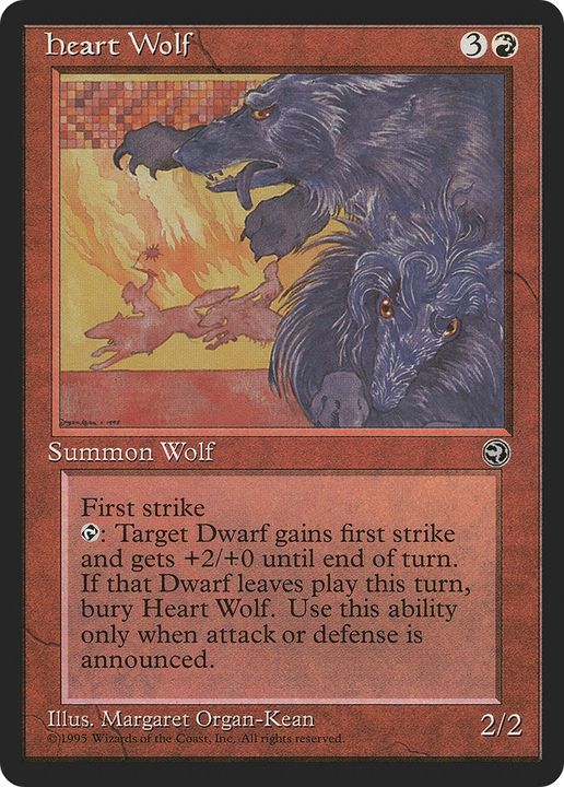 Heart Wolf in the group Magic the Gathering / Sets / Homelands at Proxyprinters.com (82112)