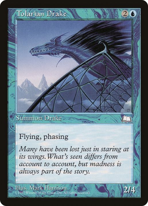 Tolarian Drake in the group Magic the Gathering / Types / Colors / Blue at Proxyprinters.com (82123)