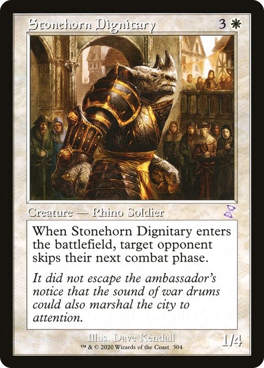 Stonehorn Dignitary in the group Magic the Gathering / Sets / Time Spiral Remastered at Proxyprinters.com (82126)