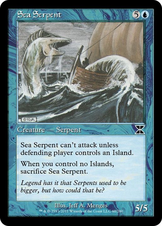 Sea Serpent in the group Magic the Gathering / Types / Colors / Blue at Proxyprinters.com (8216)