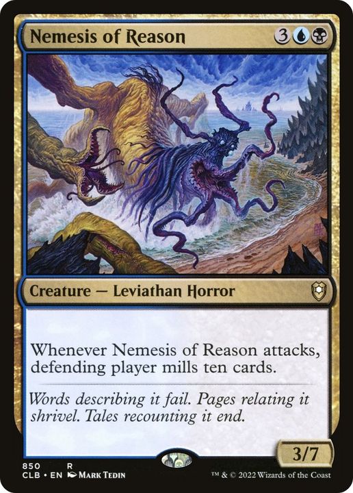 Nemesis of Reason in the group Magic the Gathering / Types / Colors / Multicolors / B, U at Proxyprinters.com (822)