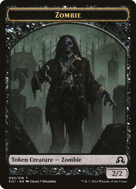 Zombie in the group Magic the Gathering / Sets / Shadows over Innistrad Tokens at Proxyprinters.com (82239)