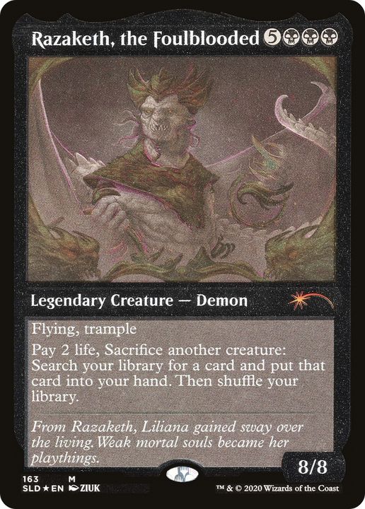 Razaketh, the Foulblooded in the group Magic the Gathering / Sets / Secret Lair / Secret Lair Drop at Proxyprinters.com (82277)