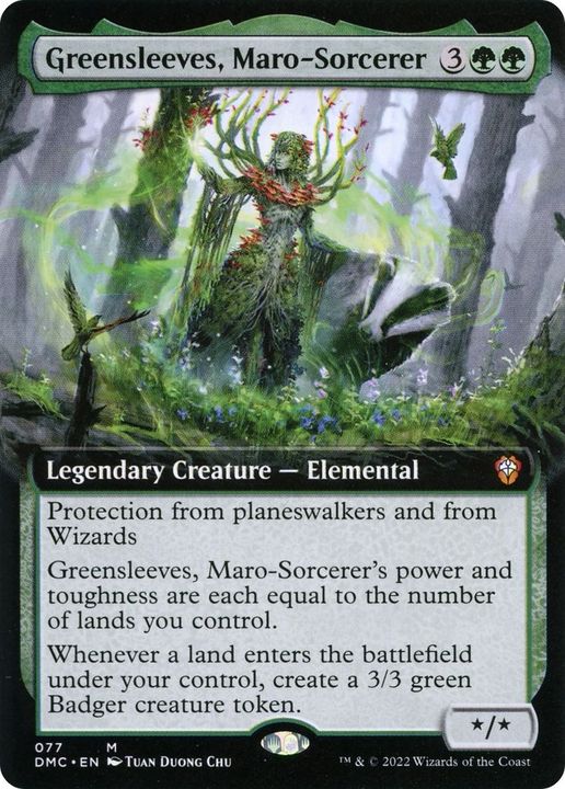 Greensleeves, Maro-Sorcerer in the group Magic the Gathering / Types / Colors / Green at Proxyprinters.com (8229)