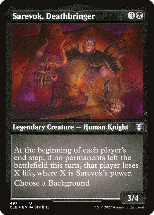 Sarevok, Deathbringer in the group Magic the Gathering / Sets / Commander Legends: Battle for Baldur's Gate at Proxyprinters.com (8230)