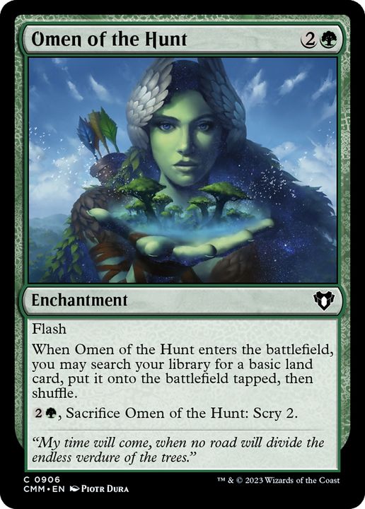 Omen of the Hunt in the group Magic the Gathering / Sets / Commander Masters at Proxyprinters.com (82316)