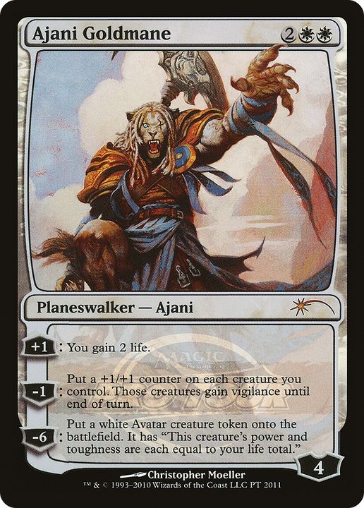 Ajani Goldmane in the group Magic the Gathering / Types / Colors / White at Proxyprinters.com (82325)