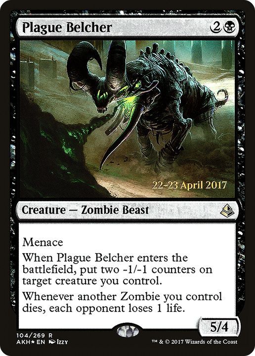 Plague Belcher in the group Magic the Gathering / Types / Colors / Black at Proxyprinters.com (82355)