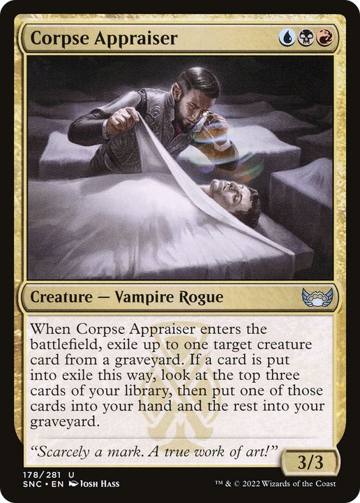 Corpse Appraiser in the group Magic the Gathering / Types / Colors / Multicolors / B, R, U at Proxyprinters.com (82356)