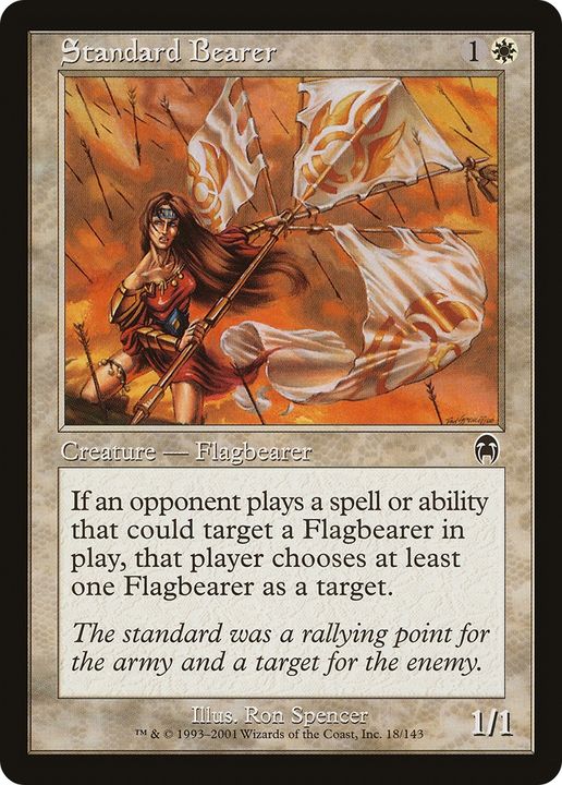 Standard Bearer in the group Magic the Gathering / Types / Colors / White at Proxyprinters.com (82369)