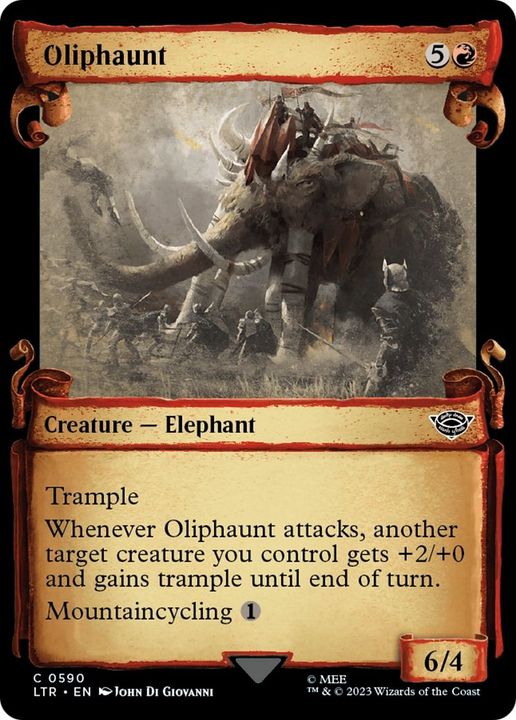 Oliphaunt in the group Magic the Gathering / Sets / The Lord of the Rings: Tales of Middle-earth at Proxyprinters.com (8237)