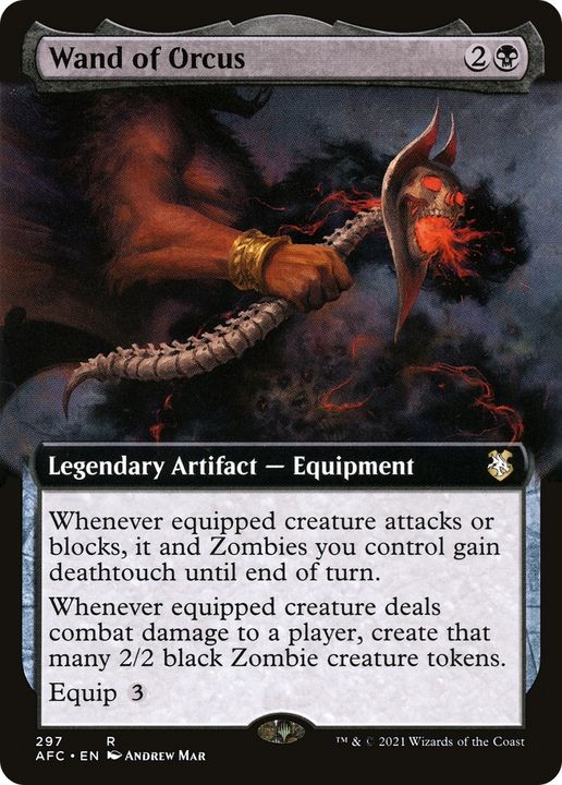 Wand of Orcus in the group Magic the Gathering / Types / Artifacts / Legendary Artifact at Proxyprinters.com (82377)