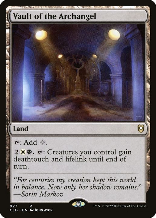 Vault of the Archangel in the group Magic the Gathering / Sets / Commander Legends: Battle for Baldur's Gate at Proxyprinters.com (82382)