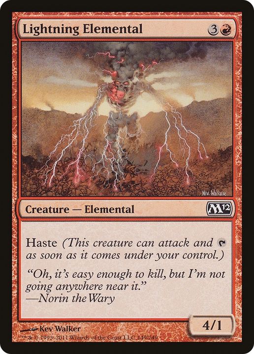 Lightning Elemental in the group Magic the Gathering / Types / Colors / Red at Proxyprinters.com (82395)