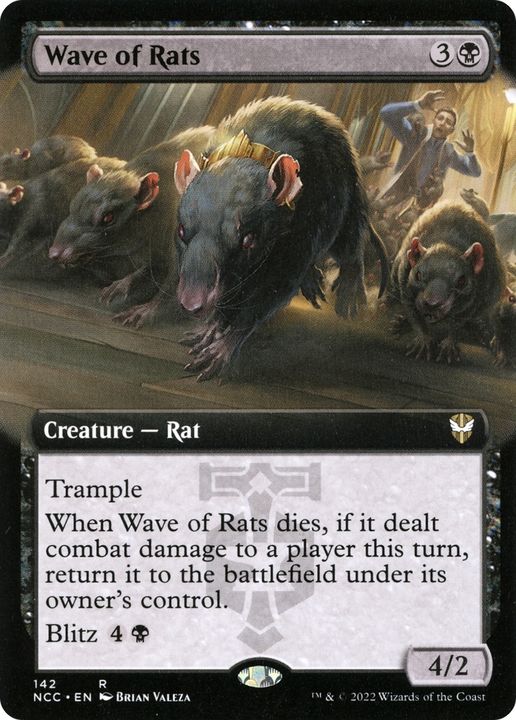 Wave of Rats in the group Magic the Gathering / Types / Colors / Black at Proxyprinters.com (82399)