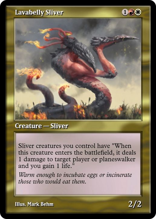 Lavabelly Sliver in the group Magic the Gathering / Sets / Magic Origins Clash Pack at Proxyprinters.com (82425)