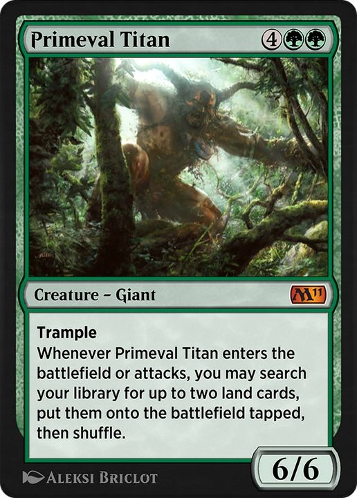 Primeval Titan in the group Magic the Gathering / Types / Colors / Green at Proxyprinters.com (82437)