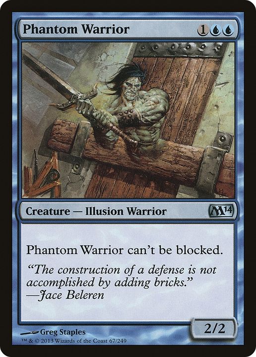 Phantom Warrior in the group Magic the Gathering / Types / Creatures / Warrior at Proxyprinters.com (82443)