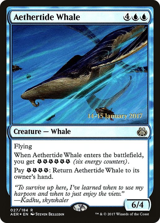 Aethertide Whale in the group Magic the Gathering / Types / Colors / Blue at Proxyprinters.com (82446)