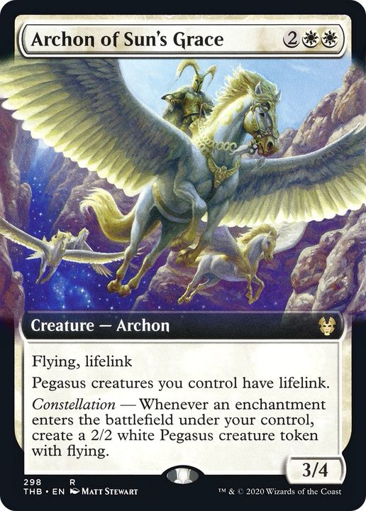 Archon of Sun's Grace in the group Magic the Gathering / Types / Colors / White at Proxyprinters.com (82478)