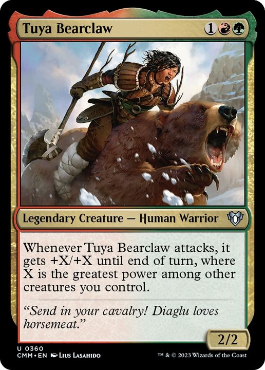 Tuya Bearclaw in the group Magic the Gathering / Types / Colors / Multicolors / G, R at Proxyprinters.com (82479)