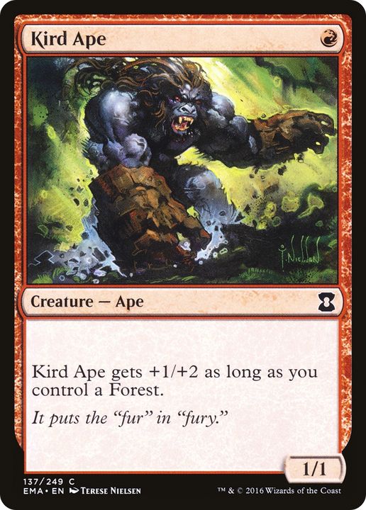 Kird Ape in the group Magic the Gathering / Types / Colors / Red at Proxyprinters.com (82485)