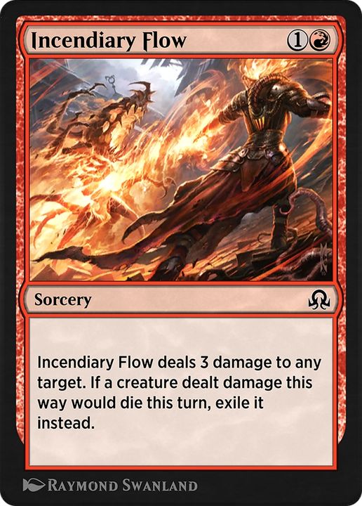 Incendiary Flow in the group Magic the Gathering / Types / Colors / Red at Proxyprinters.com (82487)