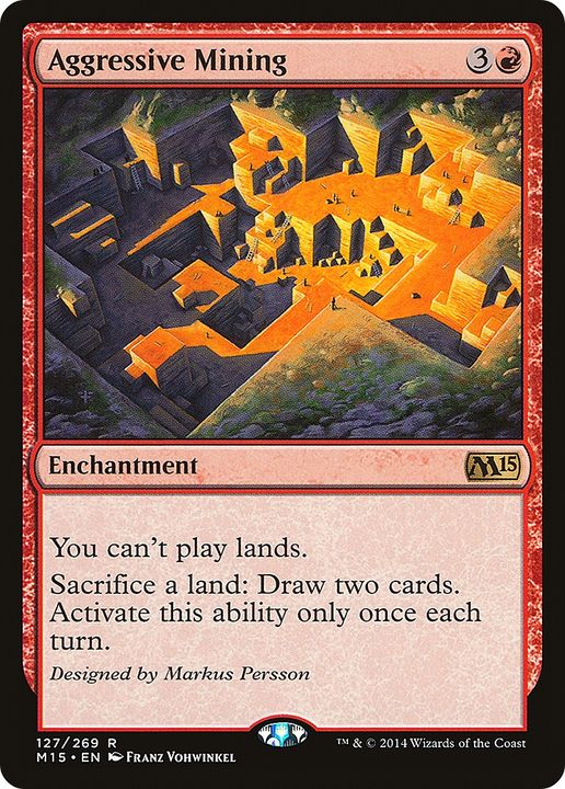 Aggressive Mining in the group Magic the Gathering / Sets / Magic 2015 Tokens at Proxyprinters.com (82496)