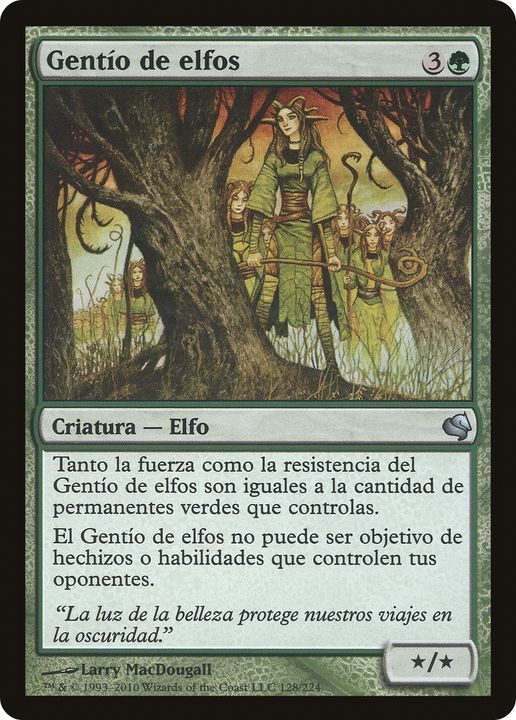 Drove of Elves in the group Magic the Gathering / Types / Colors / Green at Proxyprinters.com (82502)