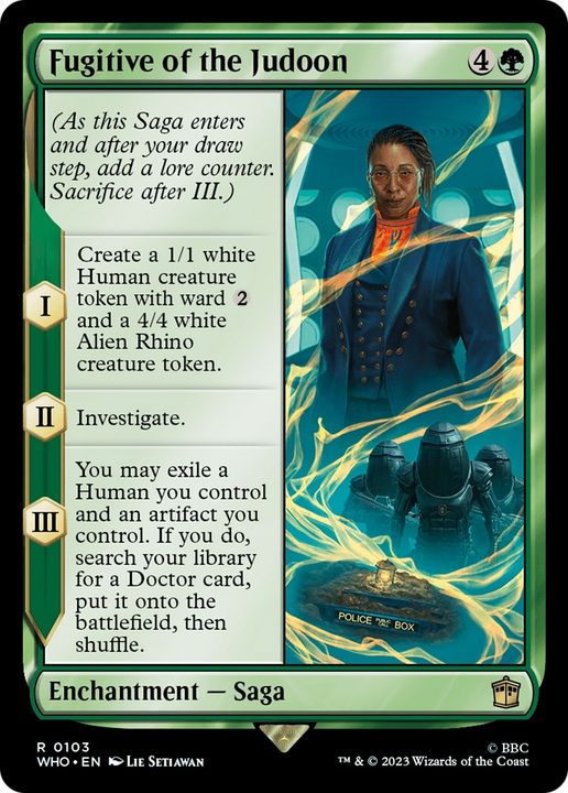 Fugitive of the Judoon in the group Magic the Gathering / Types / Colors / Green at Proxyprinters.com (82503)