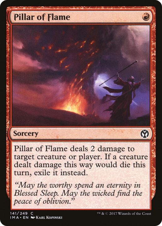 Pillar of Flame in the group Magic the Gathering / Types / Colors / Red at Proxyprinters.com (82518)