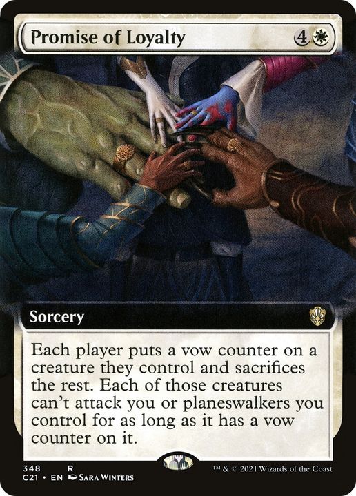 Promise of Loyalty in the group Magic the Gathering / Sets / Commander 2021 at Proxyprinters.com (82522)