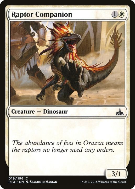 Raptor Companion in the group Magic the Gathering / Types / Colors / White at Proxyprinters.com (82527)