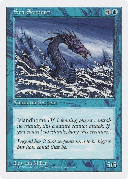 Sea Serpent in the group Magic the Gathering / Types / Colors / Blue at Proxyprinters.com (82531)