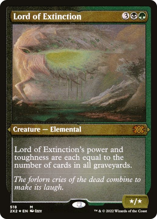 Lord of Extinction in the group Magic the Gathering / Types / Colors / Multicolors / B, G at Proxyprinters.com (82533)