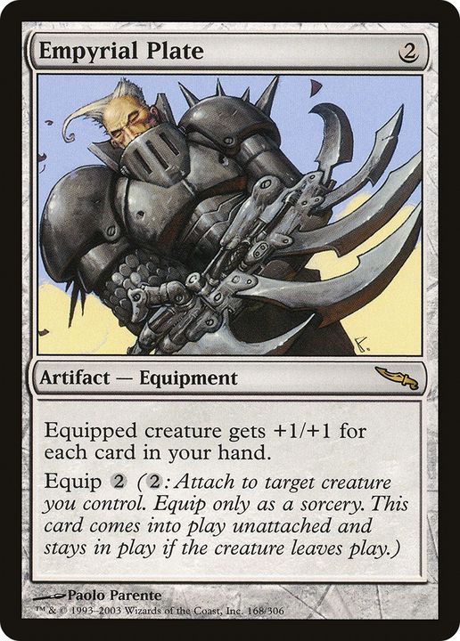 Empyrial Plate in the group Magic the Gathering / Sets / Mirrodin Promos at Proxyprinters.com (82536)