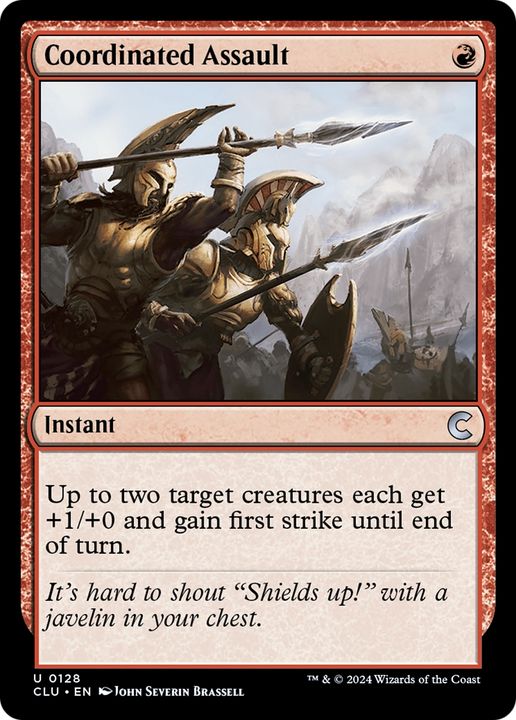 Coordinated Assault in the group Magic the Gathering / Types / Colors / Red at Proxyprinters.com (82540)