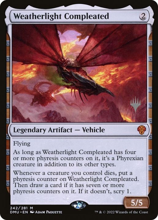 Weatherlight Compleated in the group Magic the Gathering / Types / Artifacts / Legendary Artifact at Proxyprinters.com (8256)