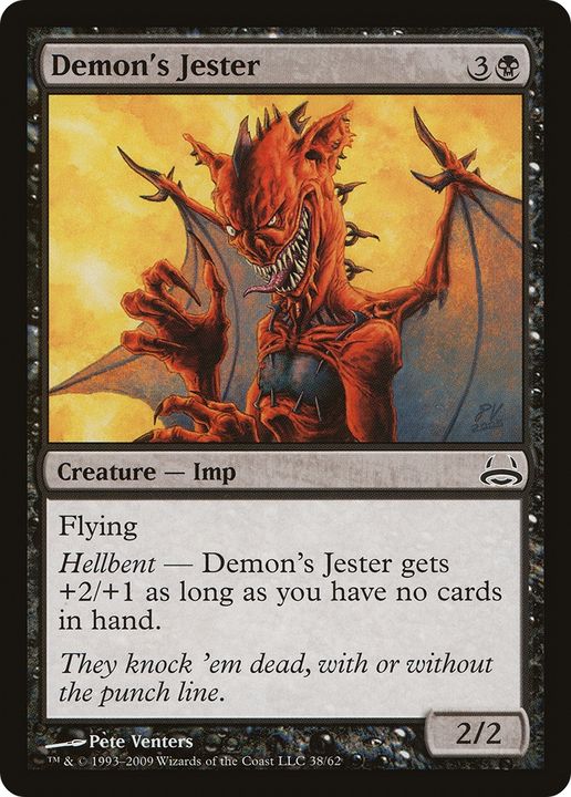 Demon's Jester in the group Magic the Gathering / Types / Colors / Black at Proxyprinters.com (82575)