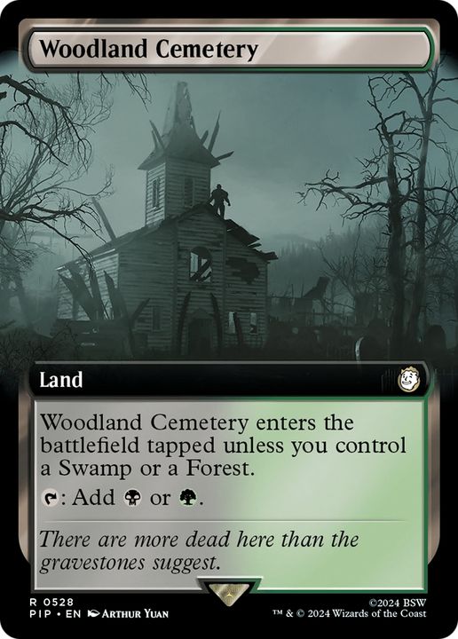 Woodland Cemetery in the group Magic the Gathering / Types / Colors / Colorless at Proxyprinters.com (82585)