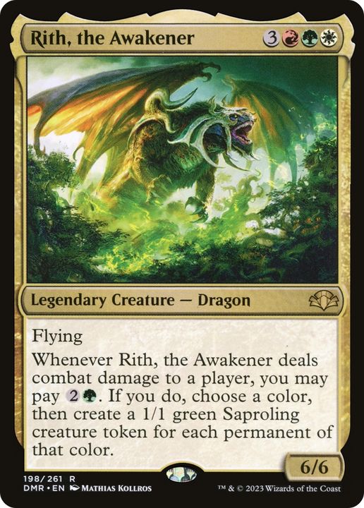 Rith, the Awakener in the group Magic the Gathering / Types / Colors / Multicolors / G, R, W at Proxyprinters.com (82613)