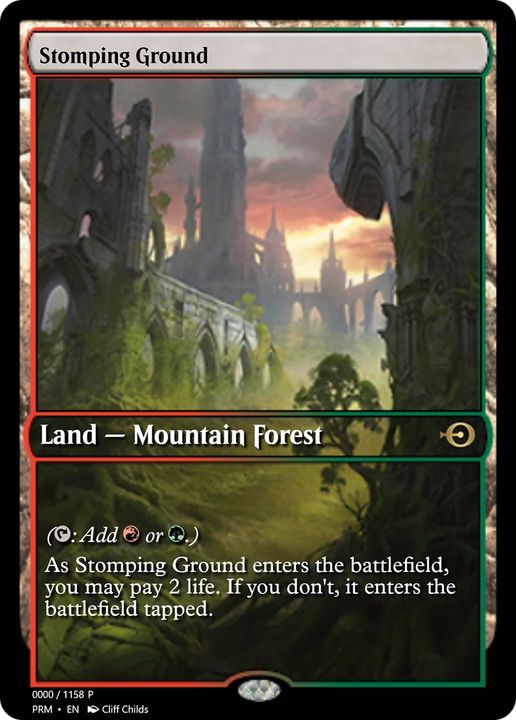 Stomping Ground in the group Magic the Gathering / Types / Land / Forest at Proxyprinters.com (82637)