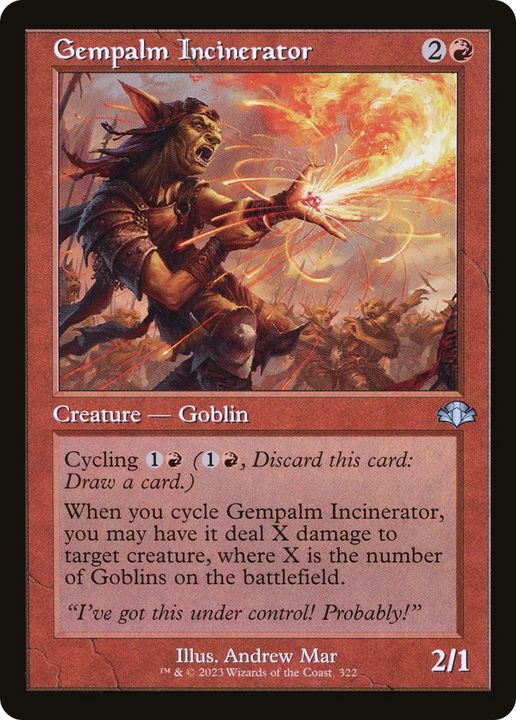 Gempalm Incinerator in the group Magic the Gathering / Types / Colors / Red at Proxyprinters.com (82654)